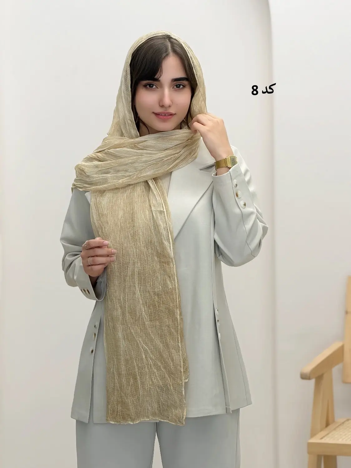 4494-شال ابریشم بیتا